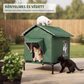 😻 50% kedvezmény🐾Vízálló kültéri macskaház – megemelt, összecsukható és hajtogatható