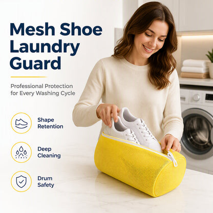 🔥 LIMITED TIME 50% OFF! ⚡Mesh Shoe Washing Bag for Laundry Machine-UK