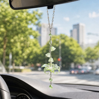 🚗 1+1 ingyen 💐 Elegáns virágos autó-dísz