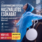 🌧️ Hordozható, egyszer használatos esőkabát – könnyű és hordozható kialakítás🏕️