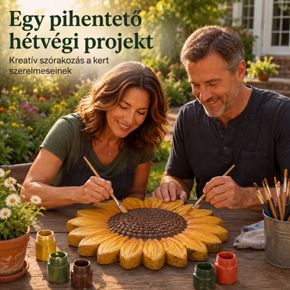 🌻✨ Újrafelhasználható szilikon kerti járdalapöntő forma: Egyedi DIY ösvények és kényelmes formázás 🛡️🧱