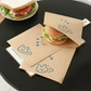 🥪 Zsírálló szendvicses papírzacskók – aranyosak, praktikusak, élelmiszer-biztonságosak