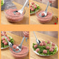 🍳1+1 INGYEN🥄 Acél húsgombóc-formázó kanál – Egyenletes gombócok, tartós