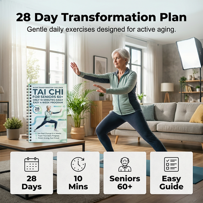 ☯️ 50% OFF! 📖 28‑Day Tai Chi Book – 10‑min daily sessions, beginner‑friendly & gentle 🌿