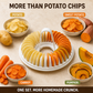 🥔 Mikrohullámú burgonyaszirom‑készítő – Olajmentes, egészséges ropogós chips otthon🍟