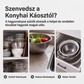 🍲 3 rétegű összehajtható szűrő – Leeresztő talppal, helytakarékos