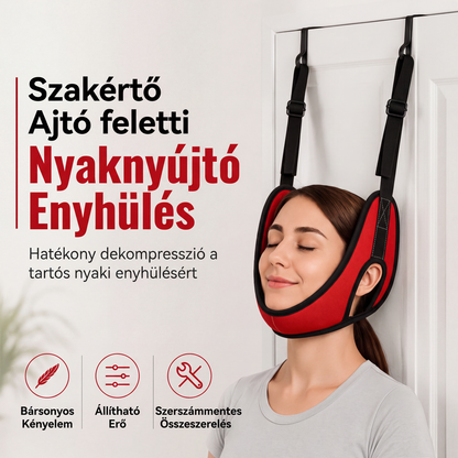 💆‍♀️A nyakfájdalom enyhítésére szolgáló, ajtóra szerelhető nyaki nyújtókészülék🧘