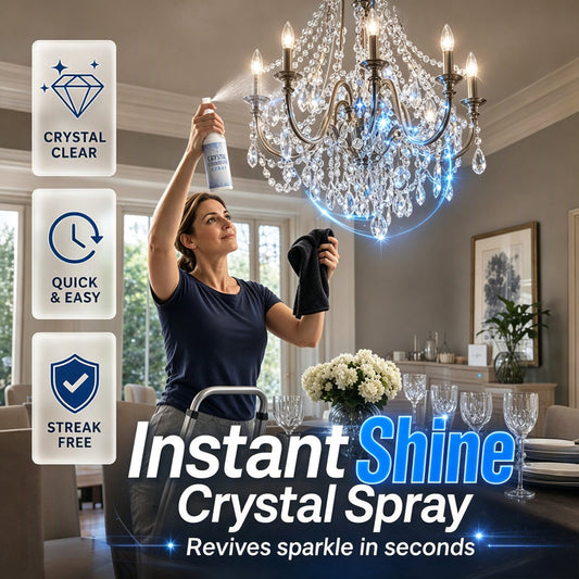 💎1+1 INGYEN✨ Kristály csillár tisztító spray: Csíkmentes fény és kíméletes ápolás