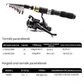 🎣 50% kedvezmény 🧰Teljes utazó horgászkészlet és hordtáska