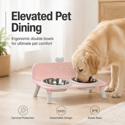 🐶 50% kedvezmény🍽️Magasabb állateledel-tál🦴