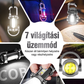 🛡️ Hordozható LED kulcstartó – Erős fény, újratölthető, praktikus 🎯