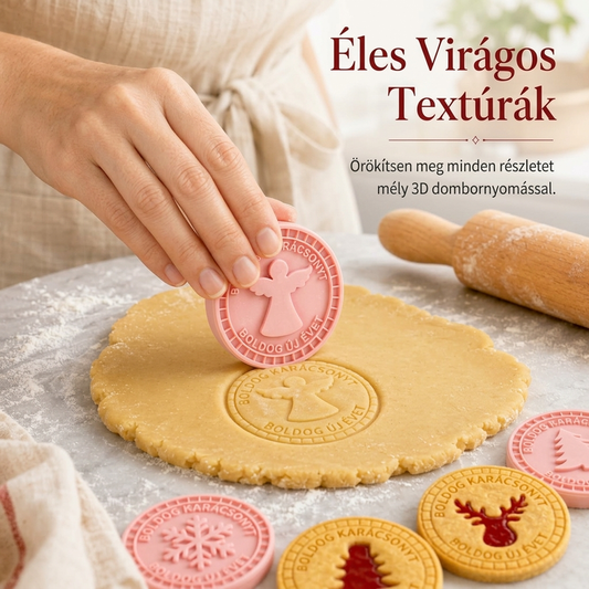 🏡1+1 INGYEN🍪 9 darabos formakészlet szirupos töltelékkel töltött kekszekhez