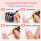 💅1+1 INGYEN✨24 színű kétvégű körömdíszítő tollkészlet – Kreatív manikűrhöz