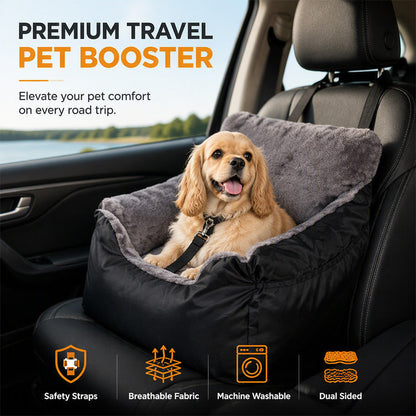 ⏳Time-Limited Special⏰Car Pet Booster Seat – Half-enclosed & travel-safe ✨