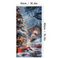⏳50% OFF⏰Christmas Door Cover🚪 – Instant Holiday Decor for Front Door, Home, Office & Party 🎅🎄