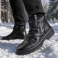 👞Férfi csúszásgátló talpú, meleg bélésű bakancs