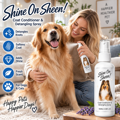 🐶 1+1 ingyen🐾Kisállat-kabát szálkibontó és ápoló spray – Könnyen kibontja a szőrcsomókat, kíméli kedvence szőrét✨