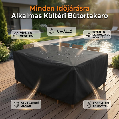 🌧️Minden időjárási körülmények között használható kerti bútortakaró