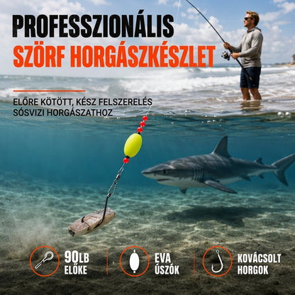 🎣6 darabos pompano parti horgász szerelék úszókkal🐟