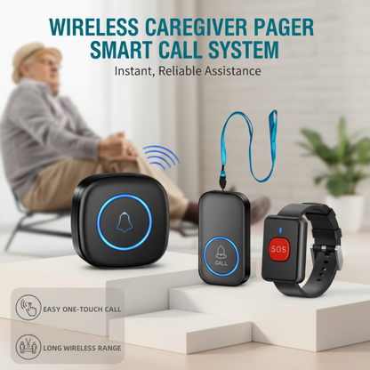 🔔Vezeték nélküli gondozói csipogó – Smart Call rendszer👵👴