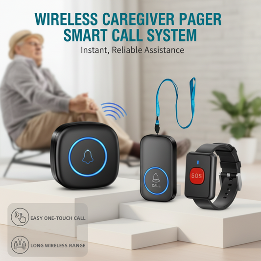 🔔Vezeték nélküli gondozói csipogó – Smart Call rendszer👵👴