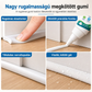 🚪1+1 INGYEN🏠Ajtókhoz és ablakokhoz használható, fehér, eltávolítható tömítőanyag – szélálló tömítőkészlet (műanyag kaparóval)