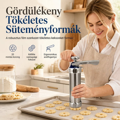 🍪Saját Készítésű Sütinyomó Készlet 20 Formával a Sütéshez