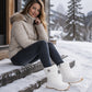 ❄️Női téli, félvádlábas, csúszásgátló hótaposó