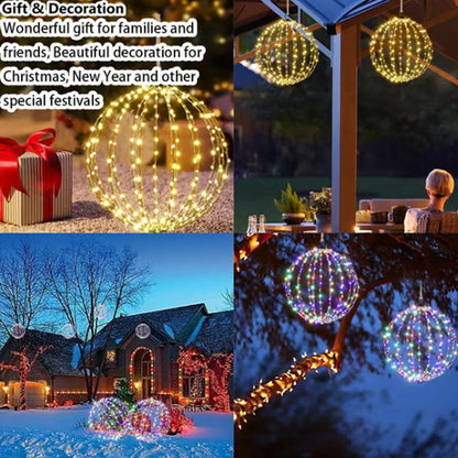 💡 50% KEDVEZMÉNY! ✨ Függeszthető, gömb alakú LED-lámpa – Lágy fény és dekoratív megjelenés ✨