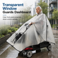 🌧️ Mobilitási segédeszköz teljes lefedettségű esővédő – Vízálló PVC tető, véd az esőtől és széltől, kényelmes kültéri mozgás esős időben✨
