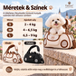 🐾 50% KEDVEZMÉNY🎒 3 az 1-ben kisállathordozó táska – Légáteresztő és ergonomikus utazáshoz